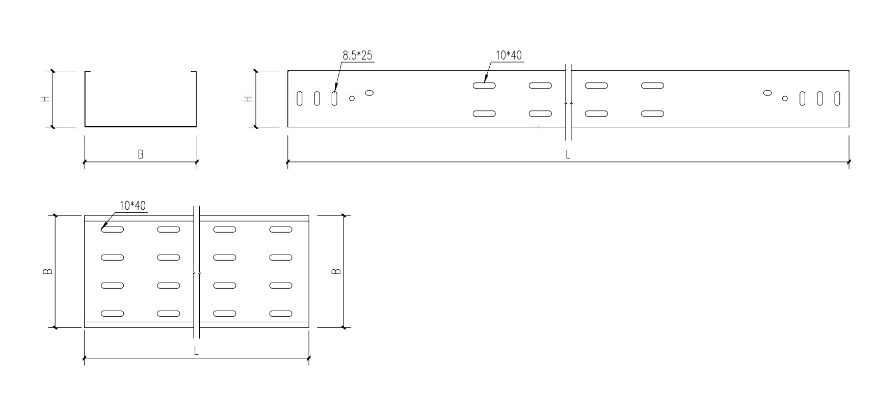 Perforated Cable Tray P1A2-505G - image 2
