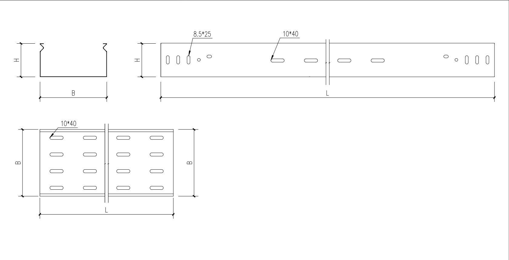 Self-Locking Perforated Cable Tray LP1A2-505G - image 2