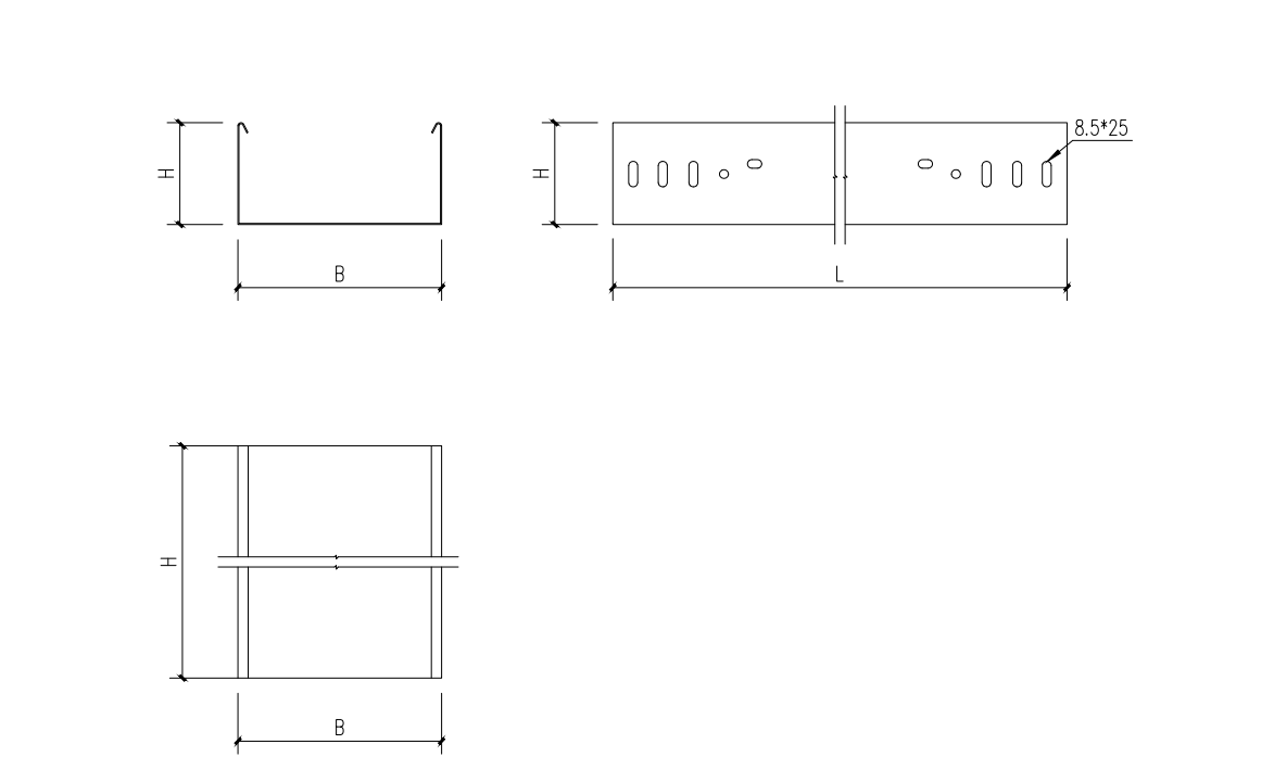 Rounded-edge Cable Tray R1A2-505G - image 2