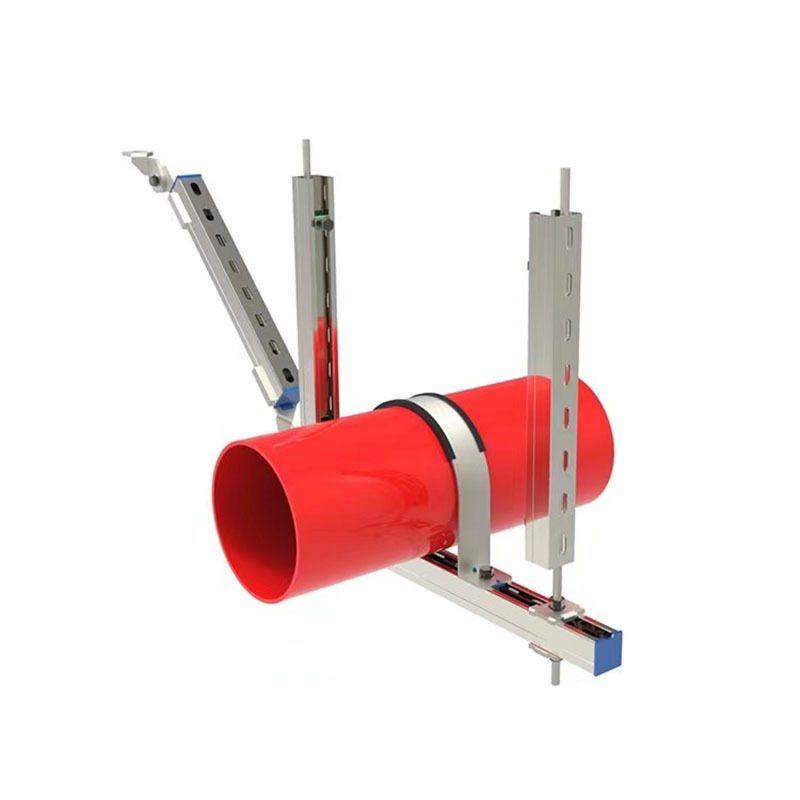Single-pipe lateral seismic brace