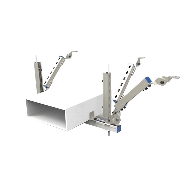 Cable tray lateral and longitudinal seismic support