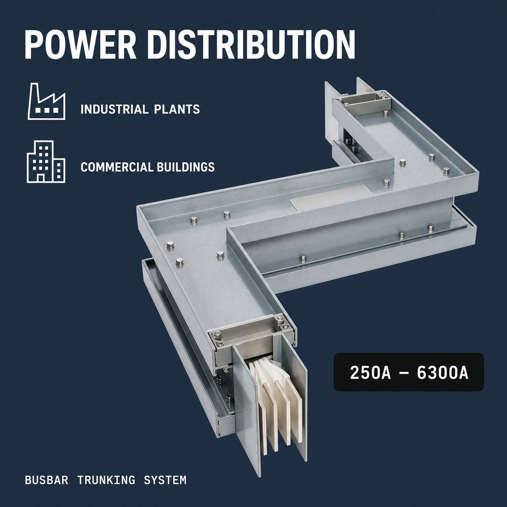 Dense Sandwich Copper Busbar Trunking System 400-1200A - image 4